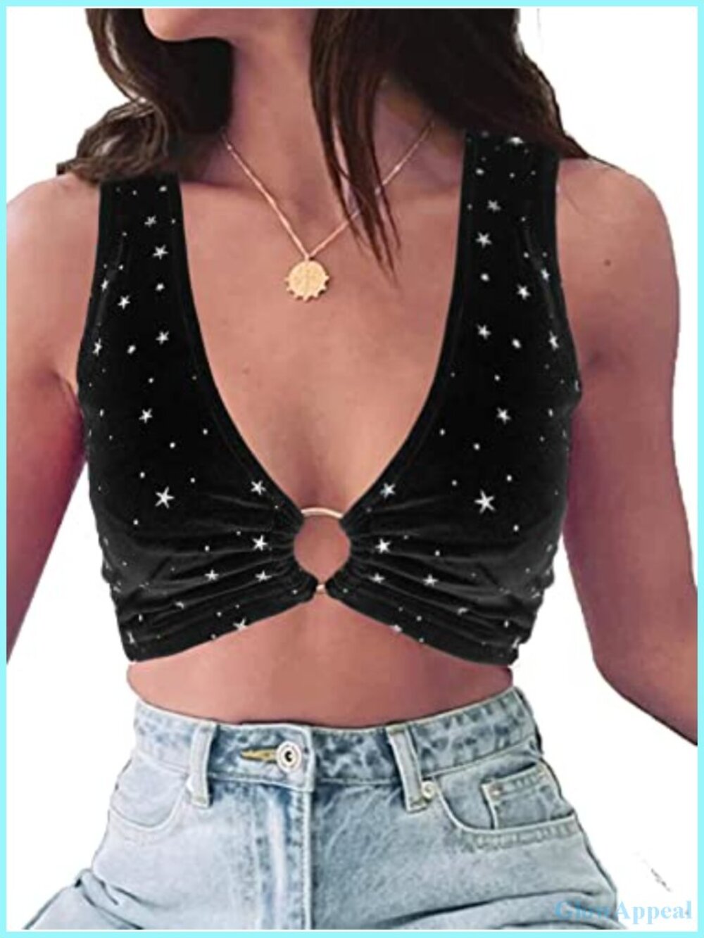 Sparkly Sequin Crop Tank Top Festival Rave Concert Club Party Sleeveless
